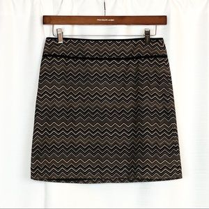 Ann Taylor Loft Chevron Skirt Size 4